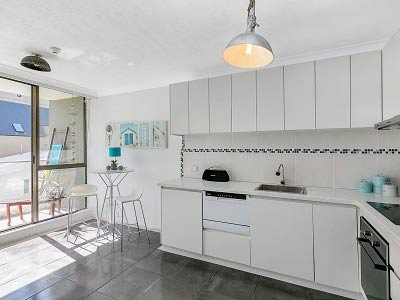 Moderno gabinete de cocina, caso de Gold Coast, QSL, Australia